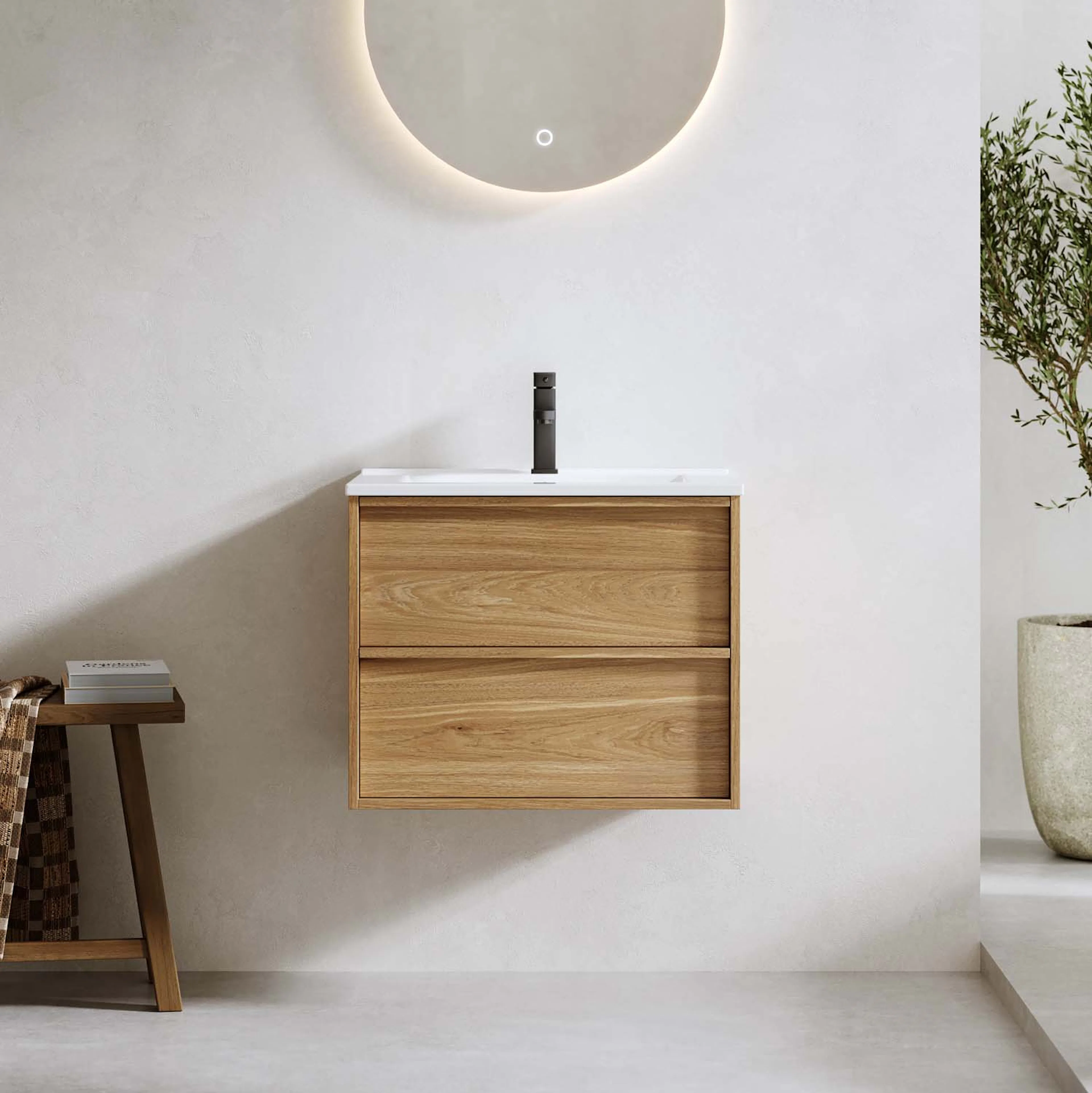 Tvättställsskåp Bathlife Charm med Tvättställ