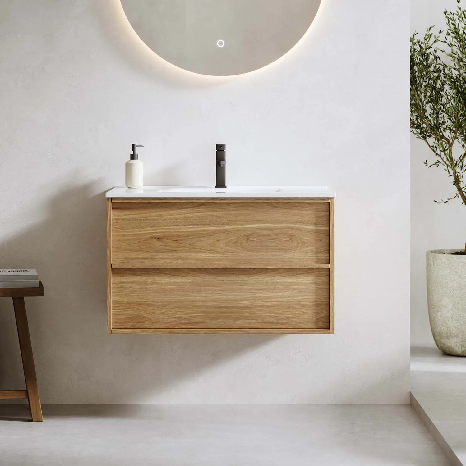 Tvättställsskåp Bathlife Charm med Tvättställ