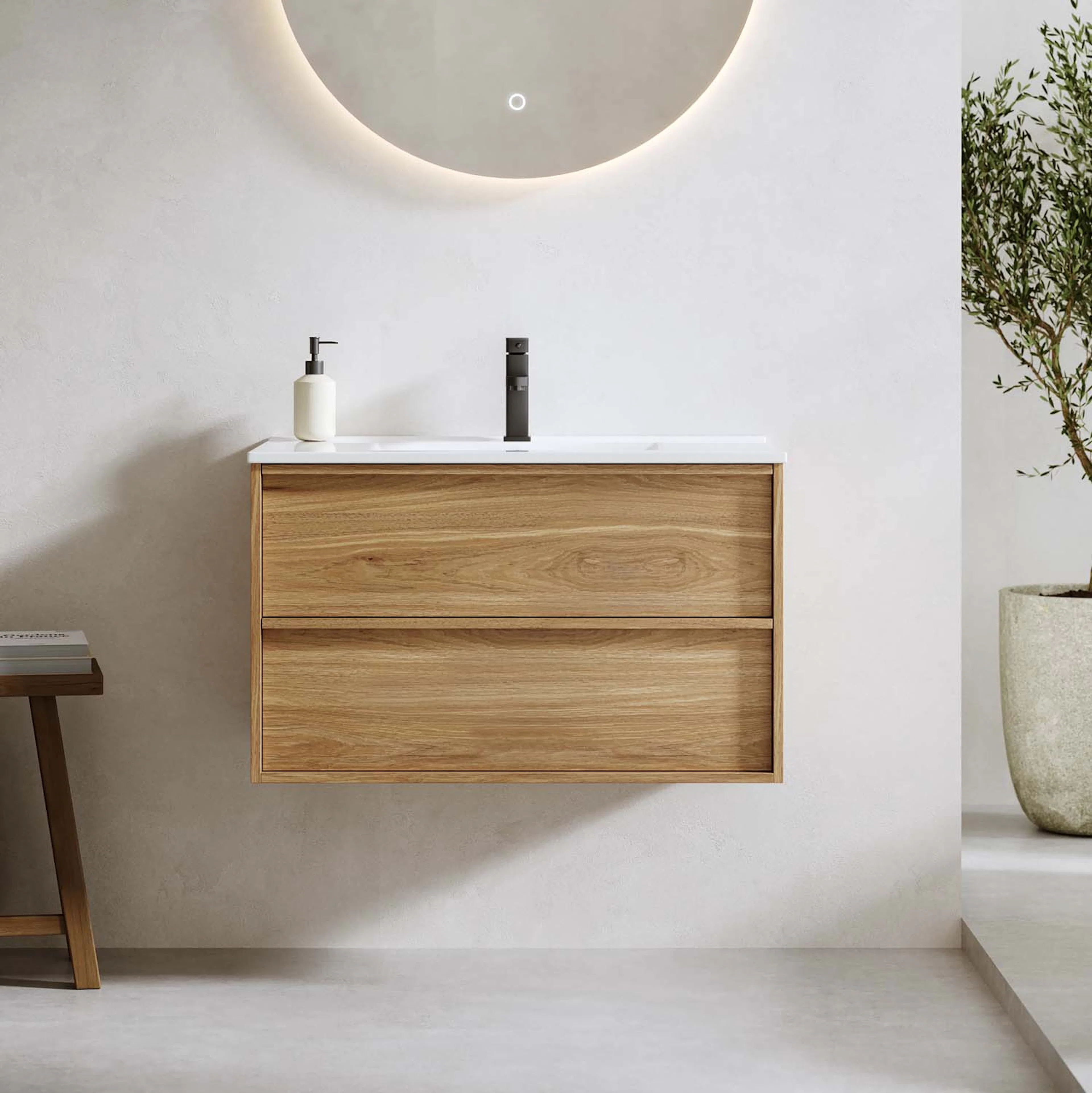 Tvättställsskåp Bathlife Charm med Tvättställ