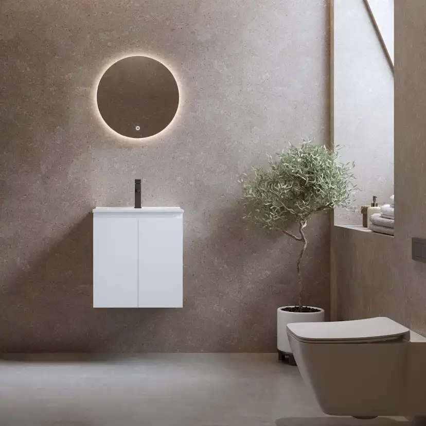 Tvättställsskåp Bathlife Smila med Tvättställ