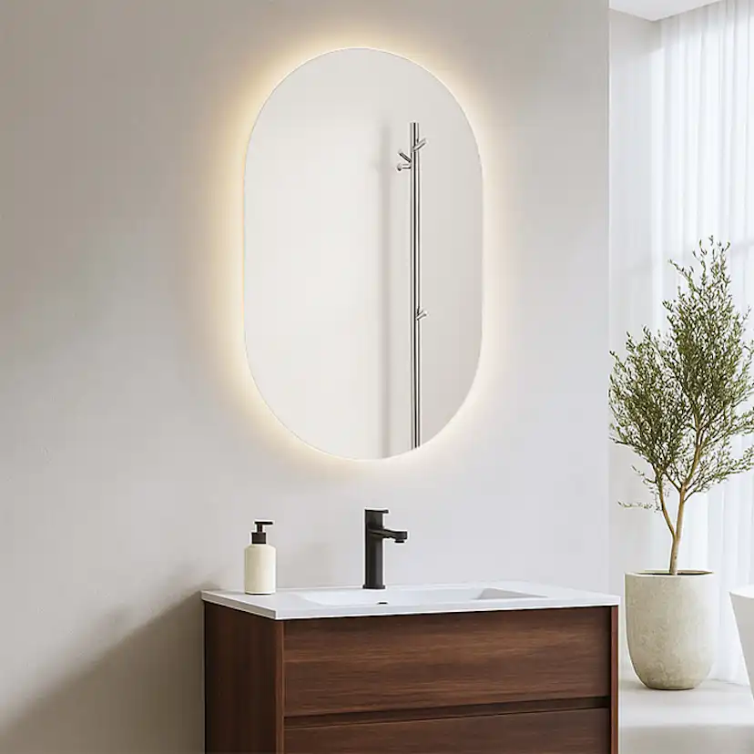 Spegel Bathlife Lyster Oval