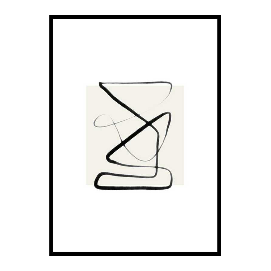 Poster Gallerix Abstract Brushed No4