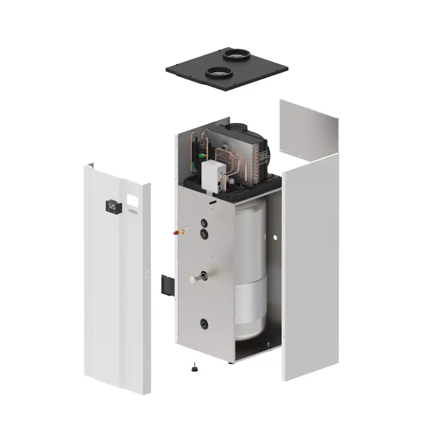 Värmepumpsberedare Indol EcoHeat 160FW4R2 Wifi-Ansluten 160L