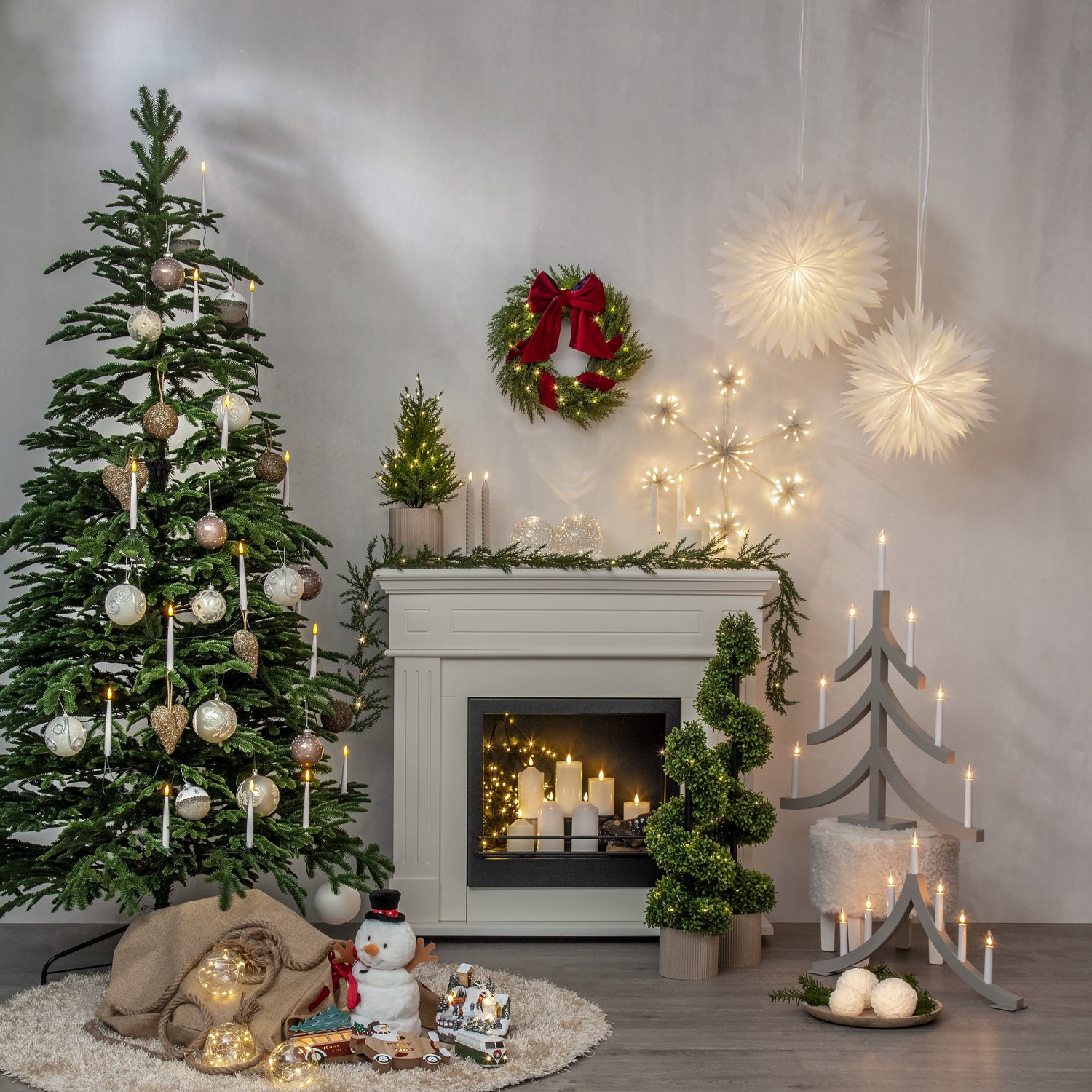 Dekorationsträd Star Trading Buxbom 90 cm 30L