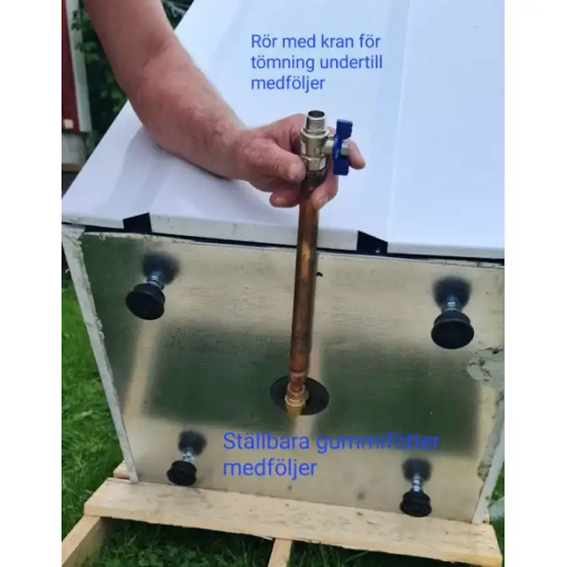 Värmepumpsberedare Indol EcoHeat 160FW4R2 Wifi-Ansluten 160L