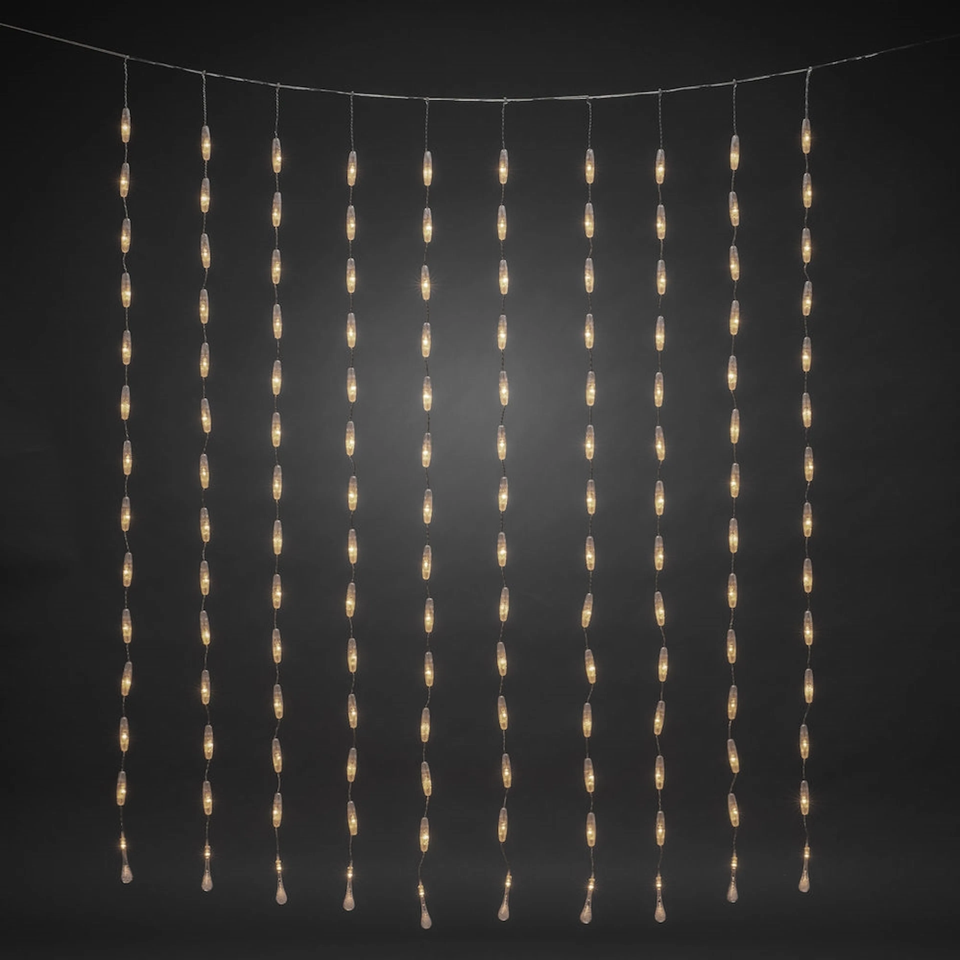 Gardinslinga Gnosjö Konstsmide med Droppar