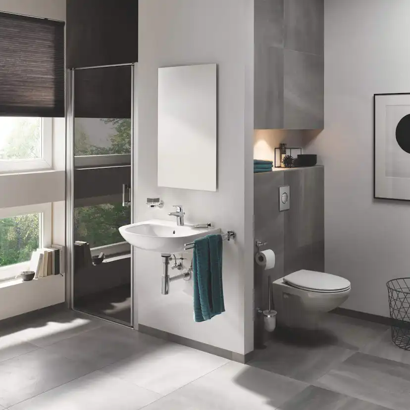 Toalettborste Grohe Essentials Cube 40513 med Hållare