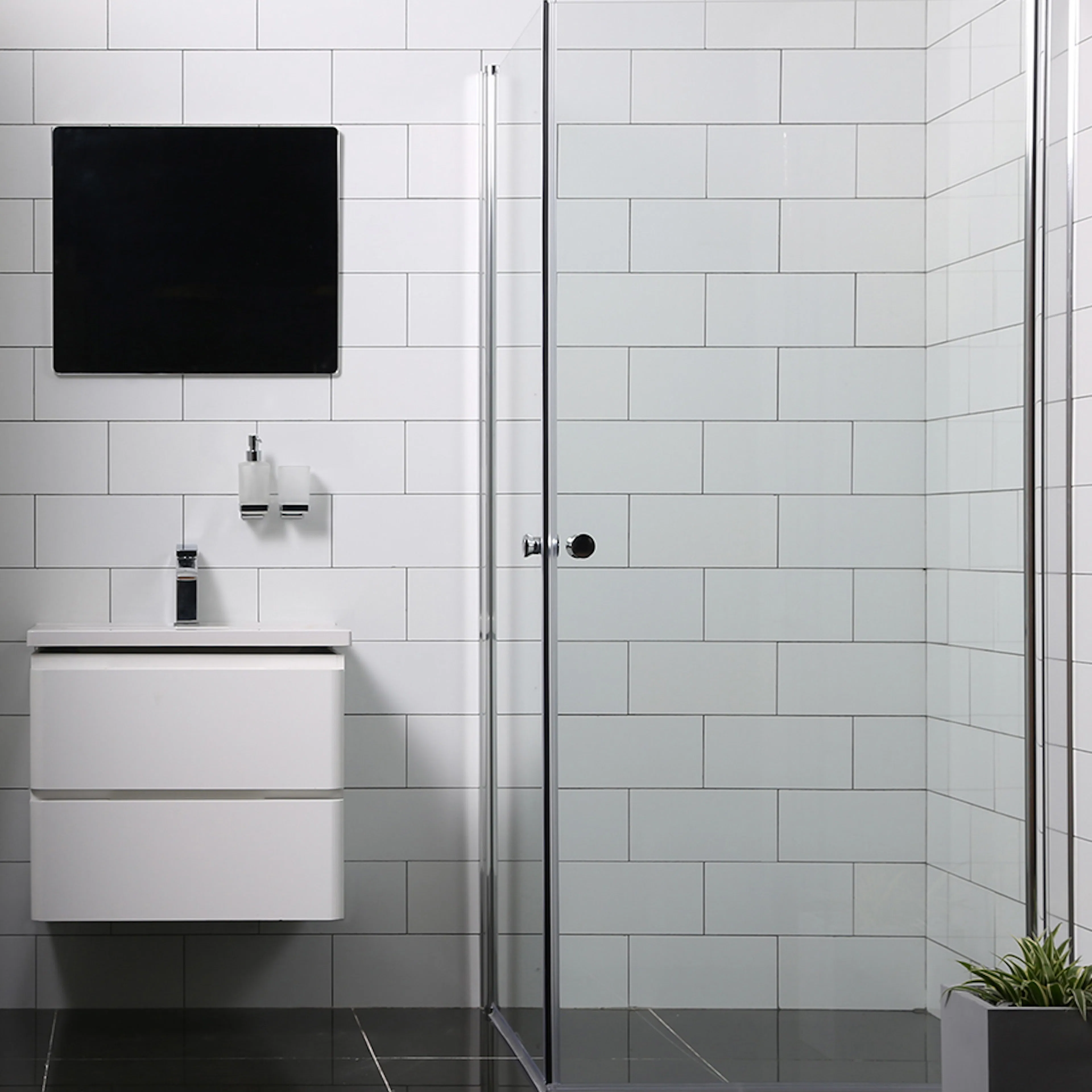 Duschhörn Bathlife Mångsidig Rak Dörr + Rak Dörr