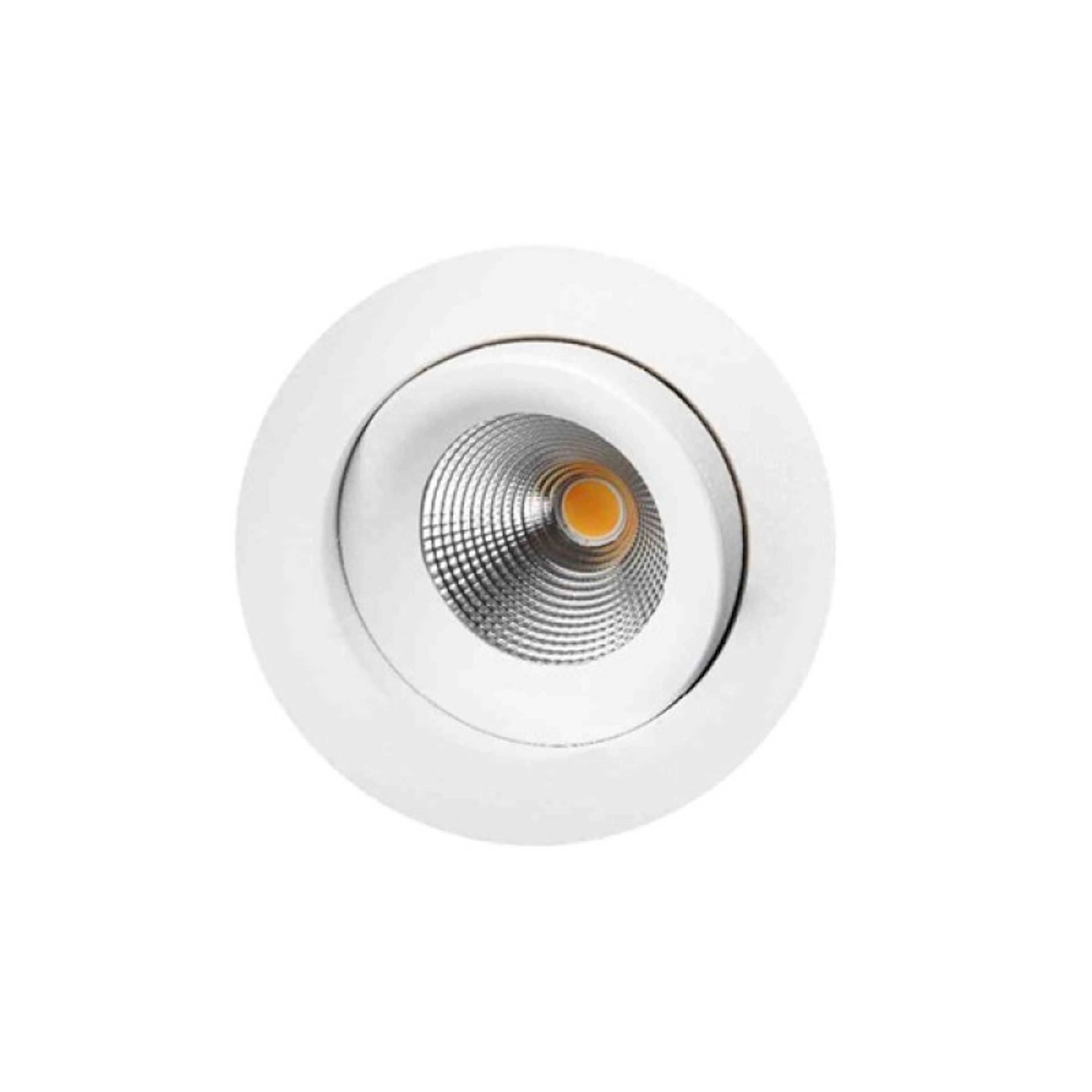 Downlight Gelia LED 9W Vit IP44 Warmdim Roterbar 360° Inkl Drivdon