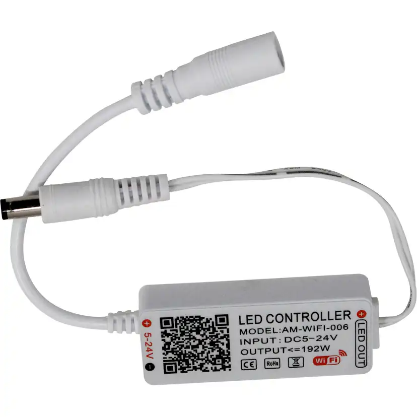 Strömkabel Gelia med Brytare Wifi 150mm för LED-list Fejan