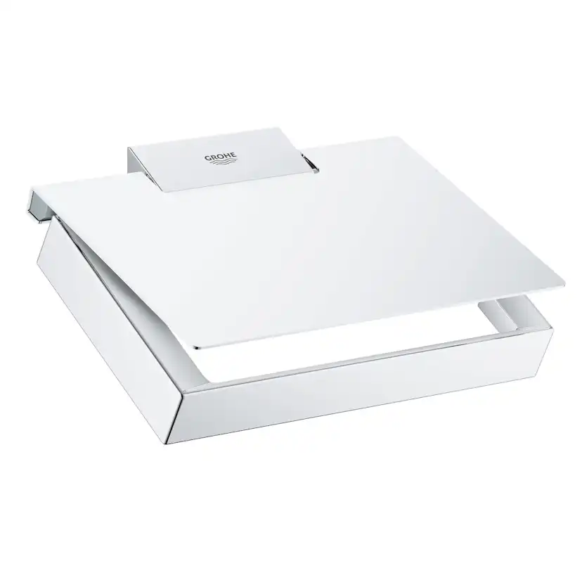 Toalettpappershållare Grohe Selection Cube 40781 med Lock