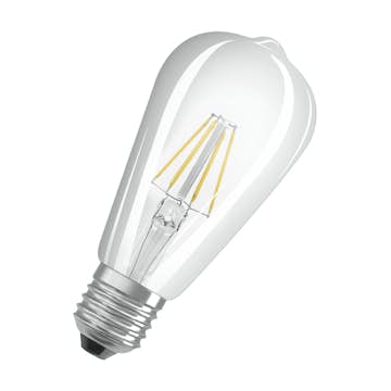 LED-Lampa Osram Oval (40) E27 Klar 827 Cl St