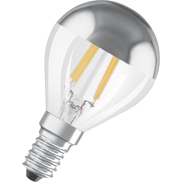 LED-Lampa Osram Klot (34) E14 Toppförspeglad 4W Cl P
