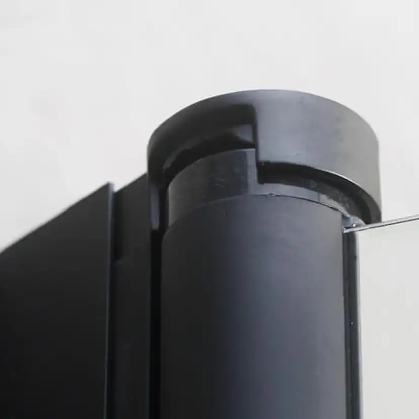 Duschdörr Bathlife Mångsidig Rak Dörr + Rak Dörr Svart