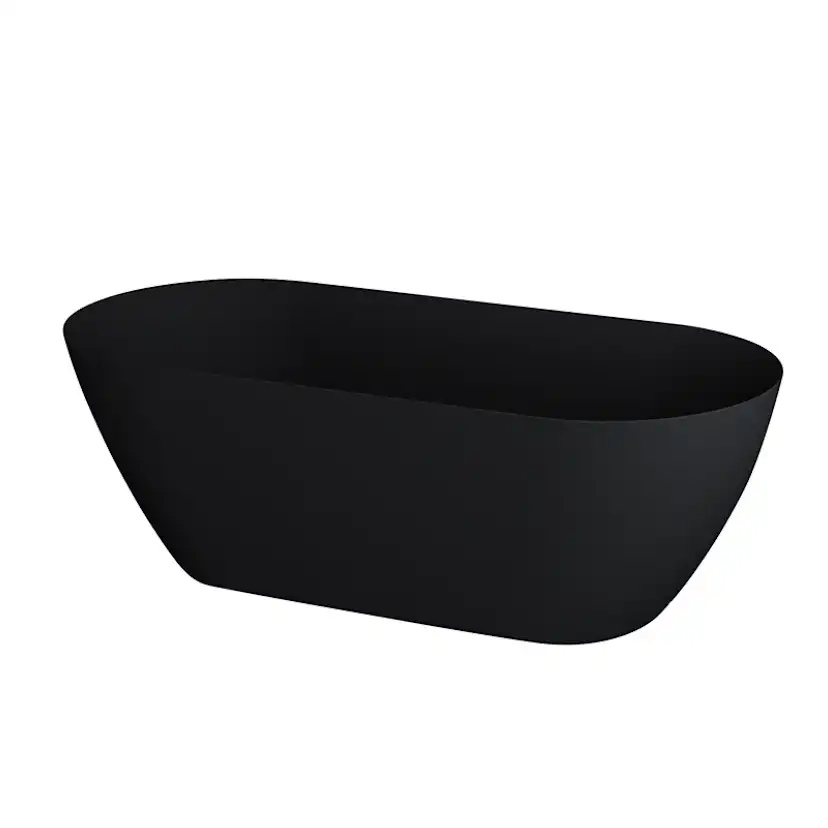 Badkar Bathlife Stillsam Mattsvart