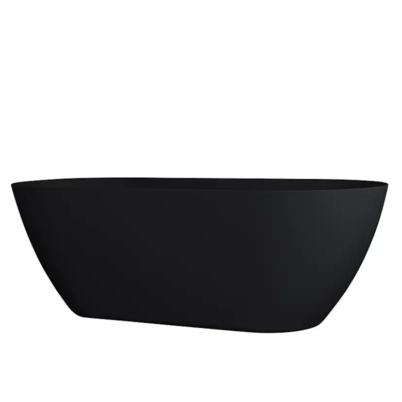 Badkar Bathlife Stillsam Mattsvart