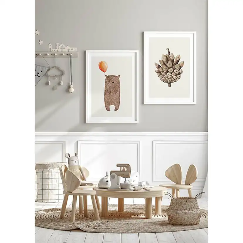 Poster Gallerix Bear With Balloon