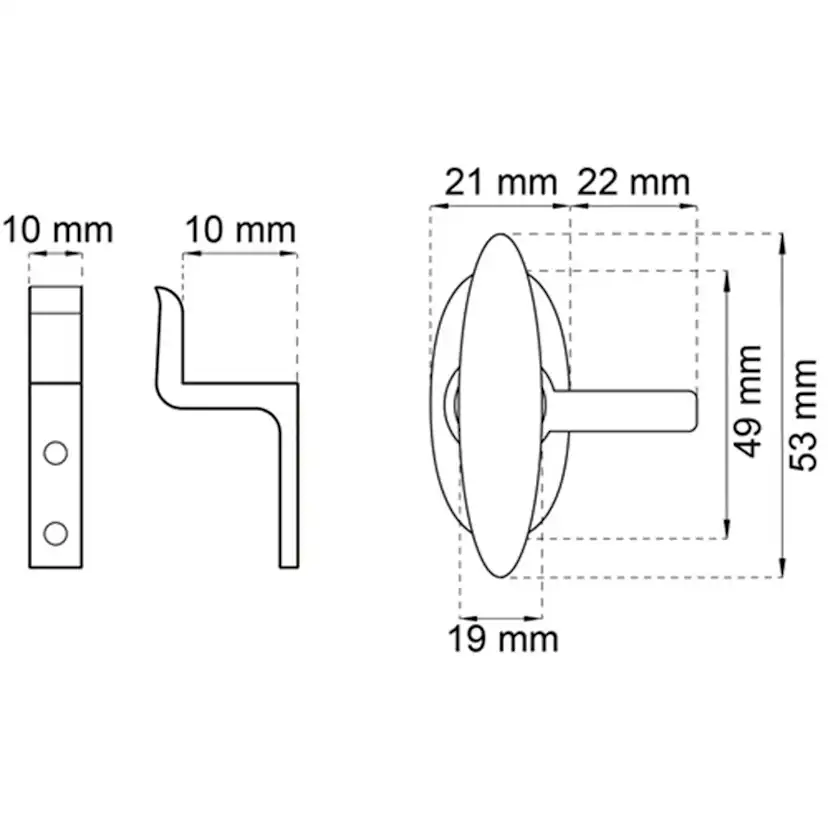 Fönstervred Habo 230 med Hake