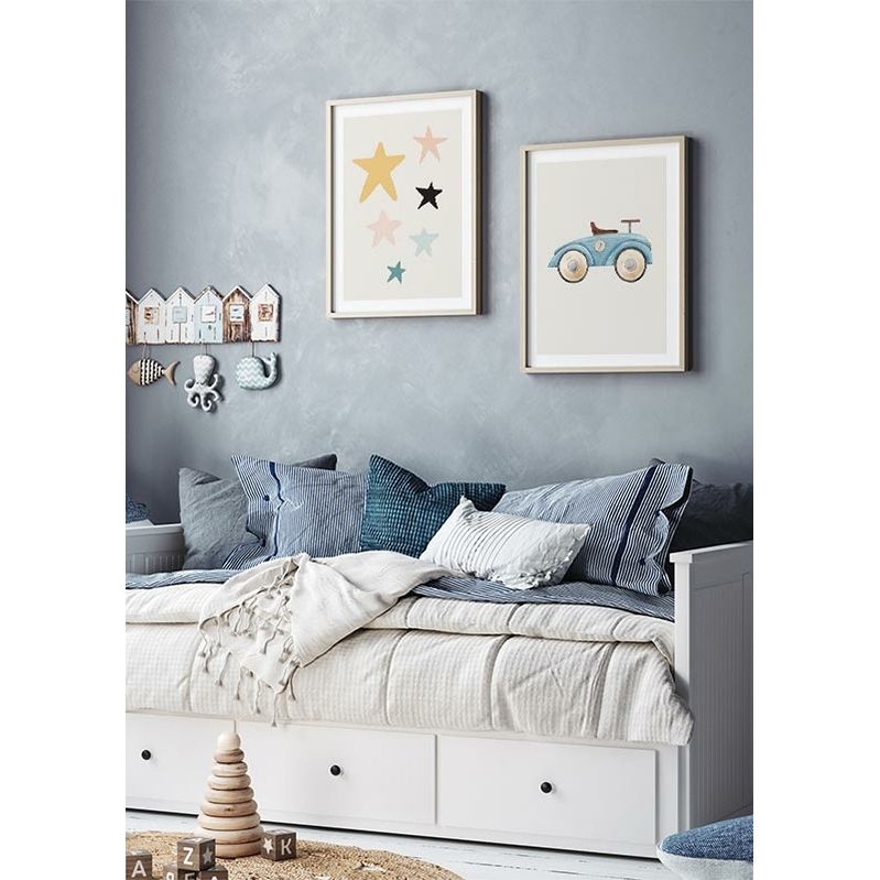 Poster Gallerix Blue Toy Car