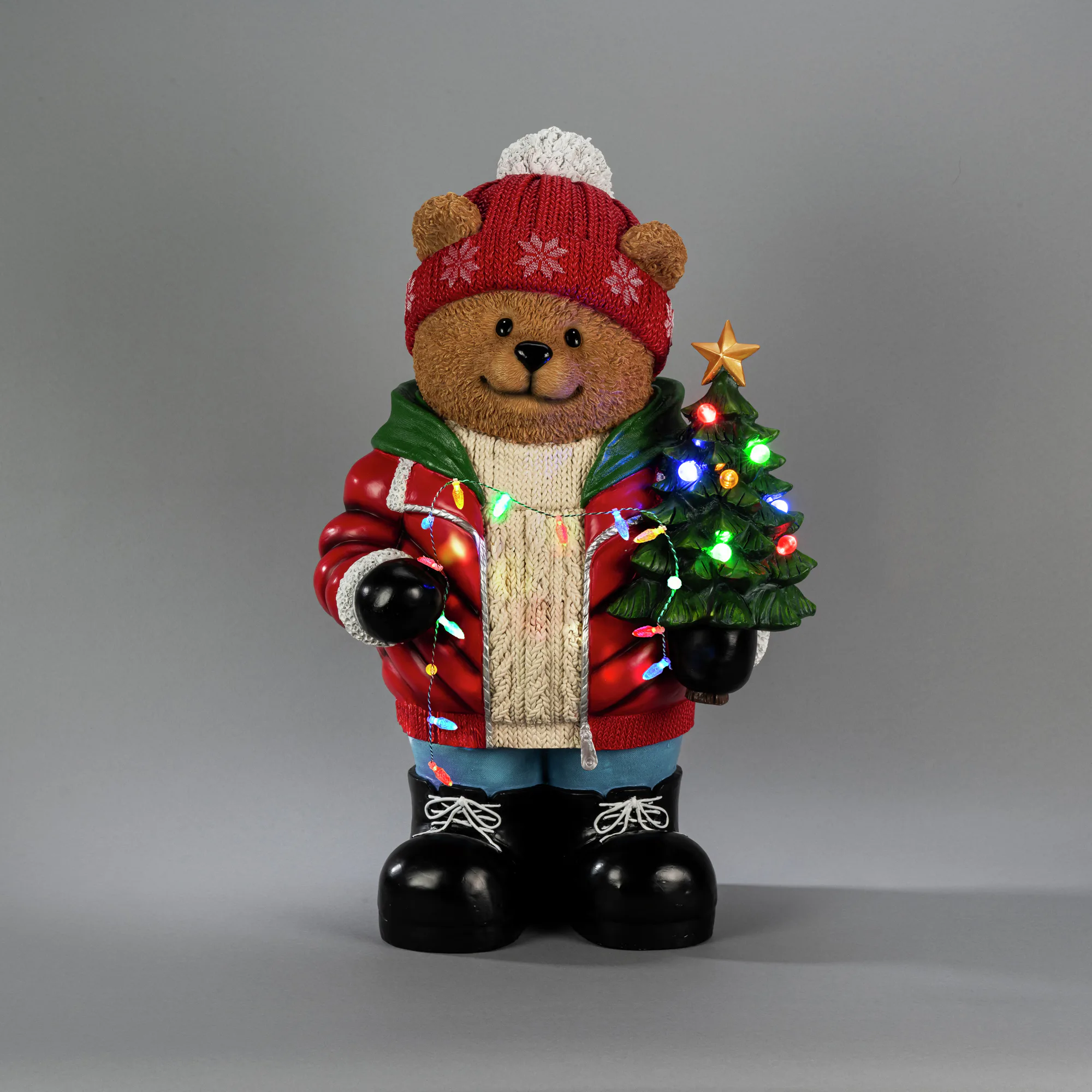 Juldekoration Gnosjö Konstsmide Teddybjörn LED Utomhus