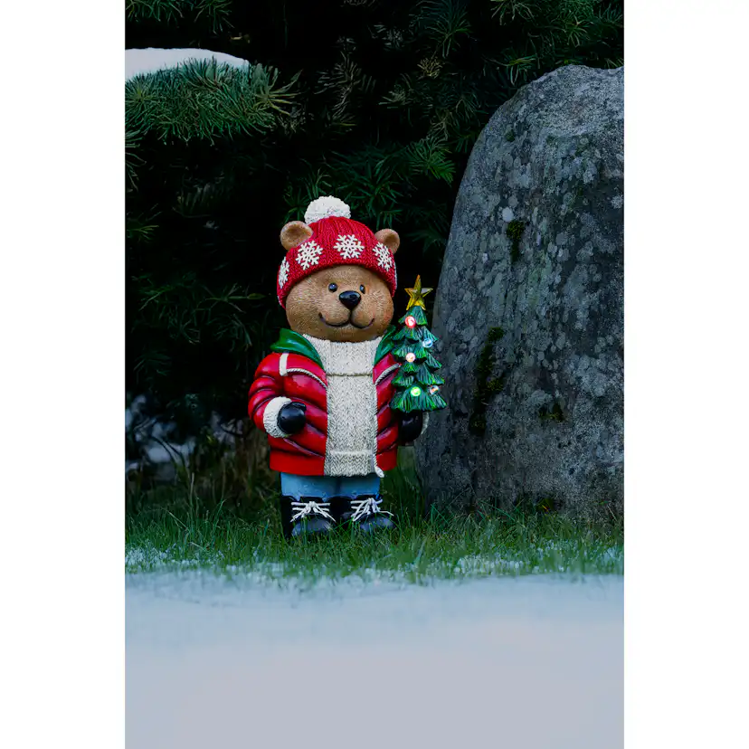 Juldekoration Gnosjö Konstsmide Teddybjörn LED Utomhus