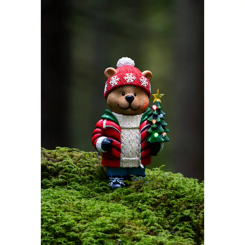 Juldekoration Gnosjö Konstsmide Teddybjörn LED Utomhus