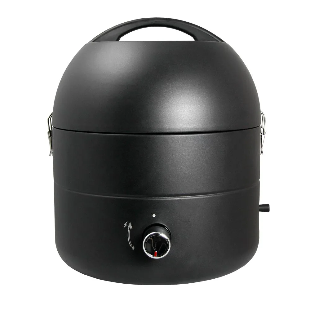 Portabel Gasolgrill Smart Living i Rostfritt Stål med Lock