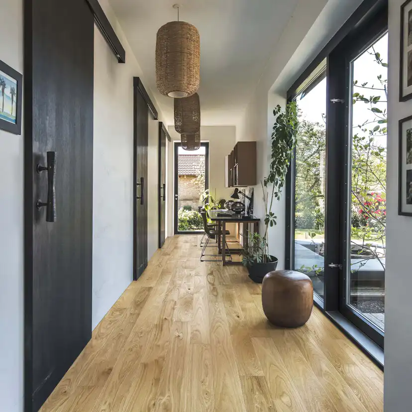 Parkettgolv Kährs Cornwall Mattlackad Borstad Ek 1-stav