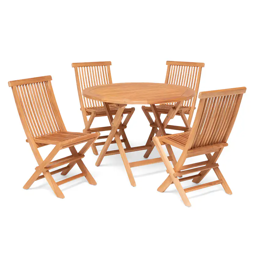 Caféset Hillerstorp Nova med 4st Trädgårdstolar