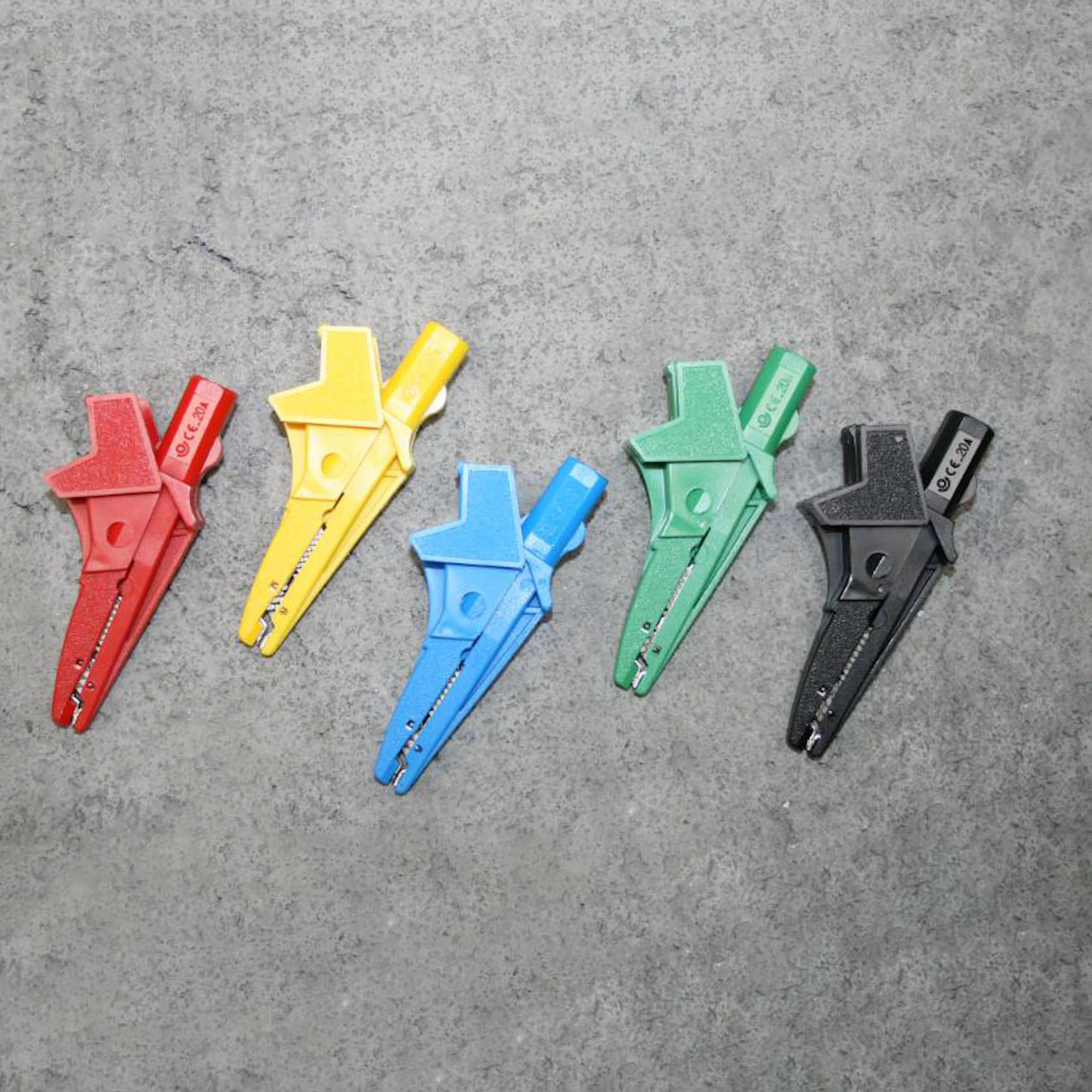 Krokodilklämma Elma Instruments Isolerad 5004 Svart