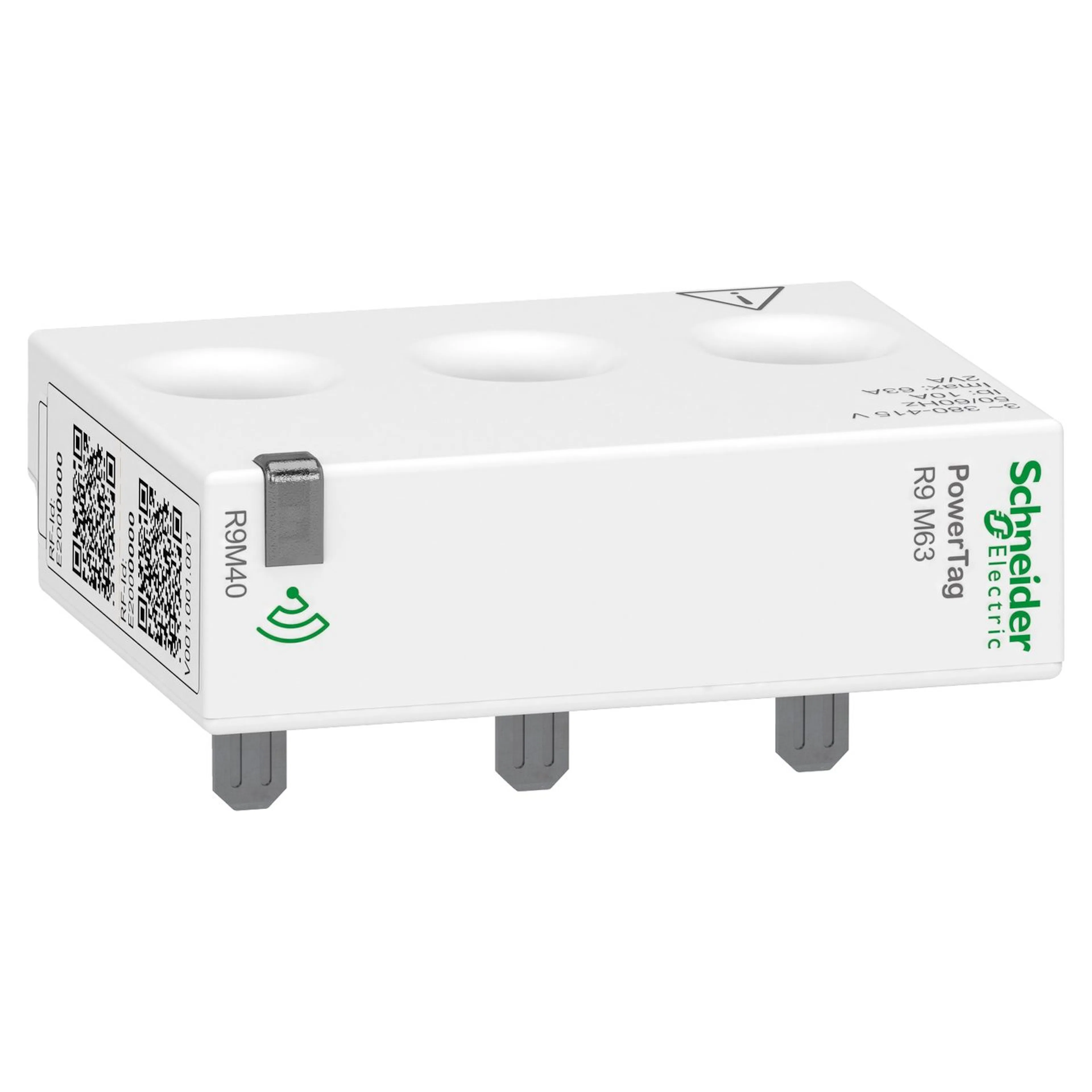 Energimätare Schneider Electric PowerTag Resi9 Flex ZigBee 3-pol + N, 63A för alla Dvärg/minibrytare Monoconnect