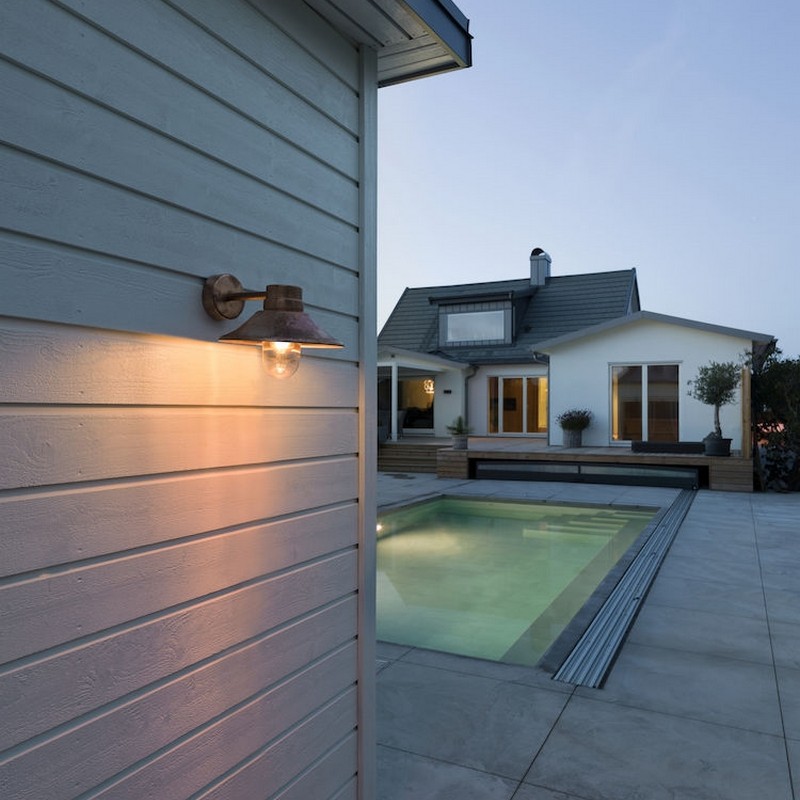 Vägglykta Gnosjö Konstsmide Vega E27 med Skärm