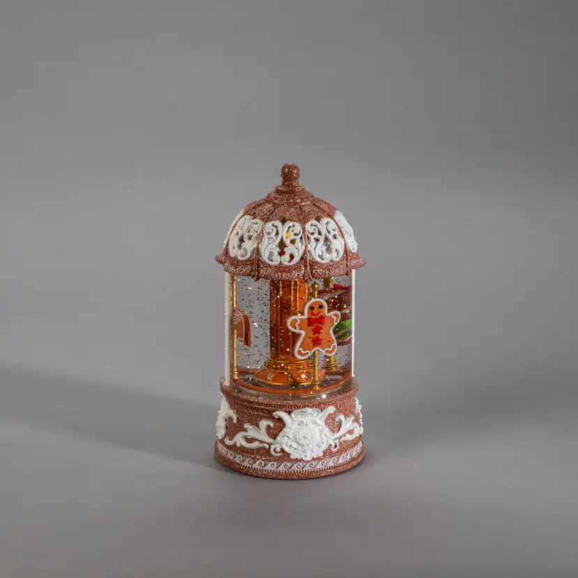 Snöglob Gnosjö Konstsmide Vattenfylld lykta Karusell LED