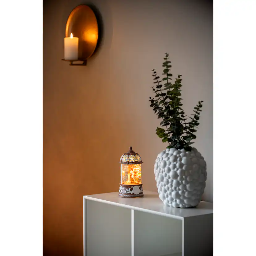 Snöglob Gnosjö Konstsmide Vattenfylld lykta Karusell LED