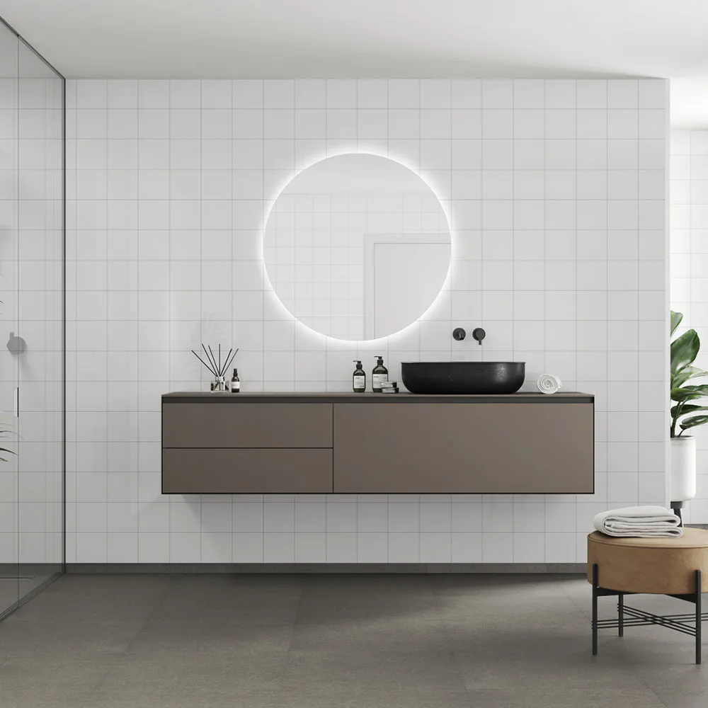 Våtrumsskiva Fibo Denver White 3091 M1515-HG