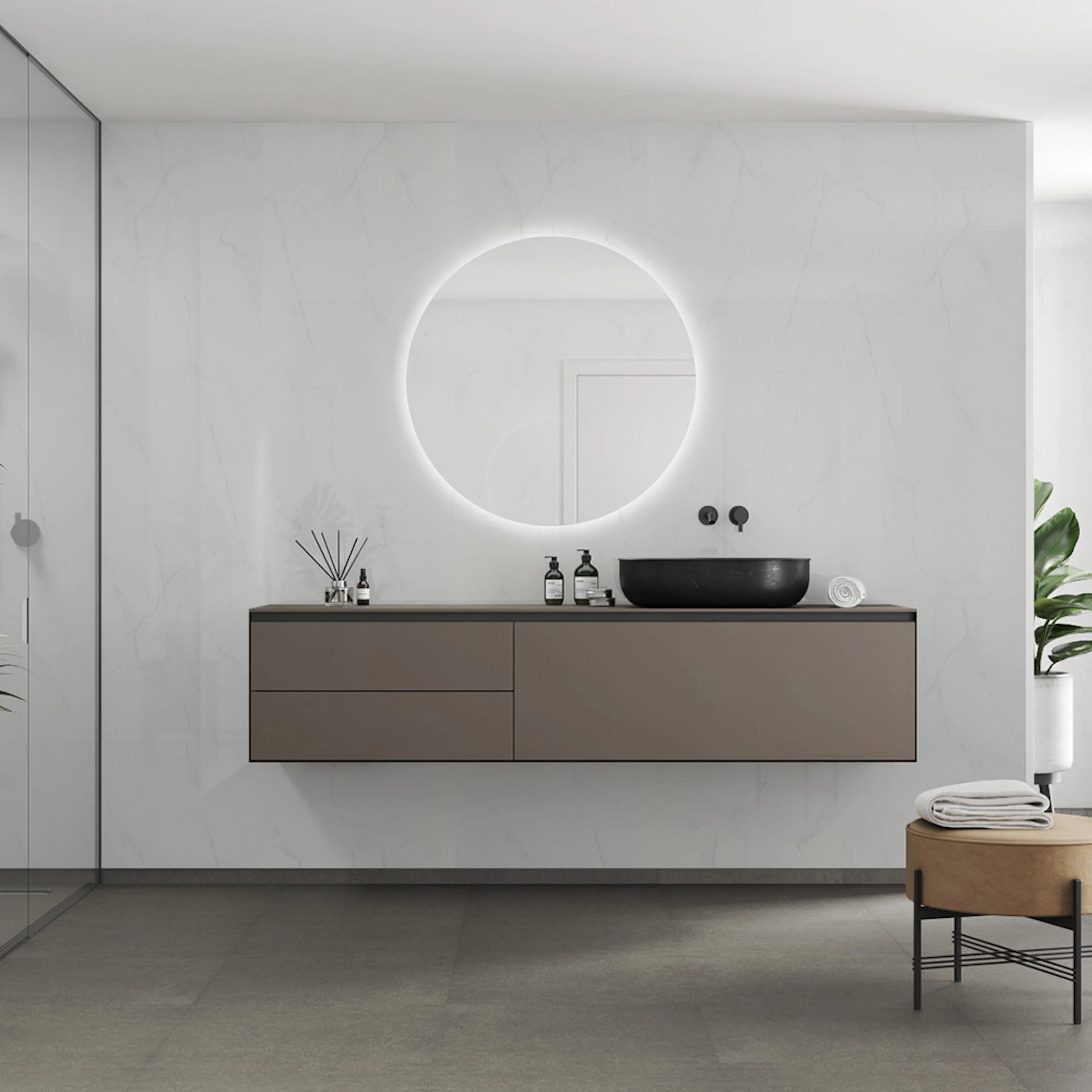 Våtrumsskiva Fibo 11x620x2400 Bright Marble 3487-M00HG