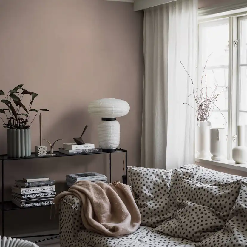 Tapet Boråstapeter Raspberry Linen 4338