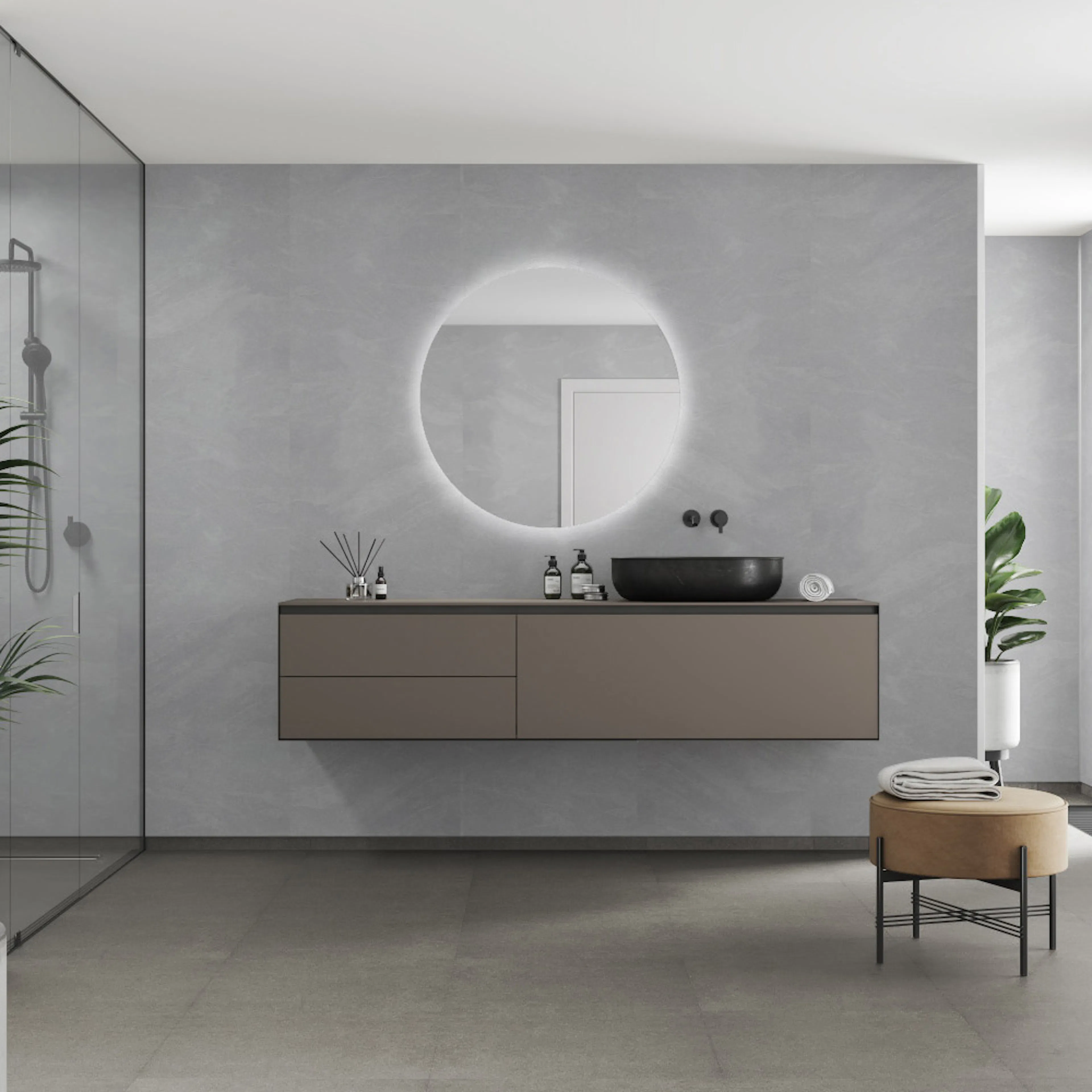 Våtrumsskiva Fibo 11x620x2400 Silver Slate 1035 S