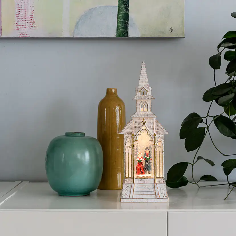 Snöglob Gnosjö Konstsmide Vattenfylld Kyrka