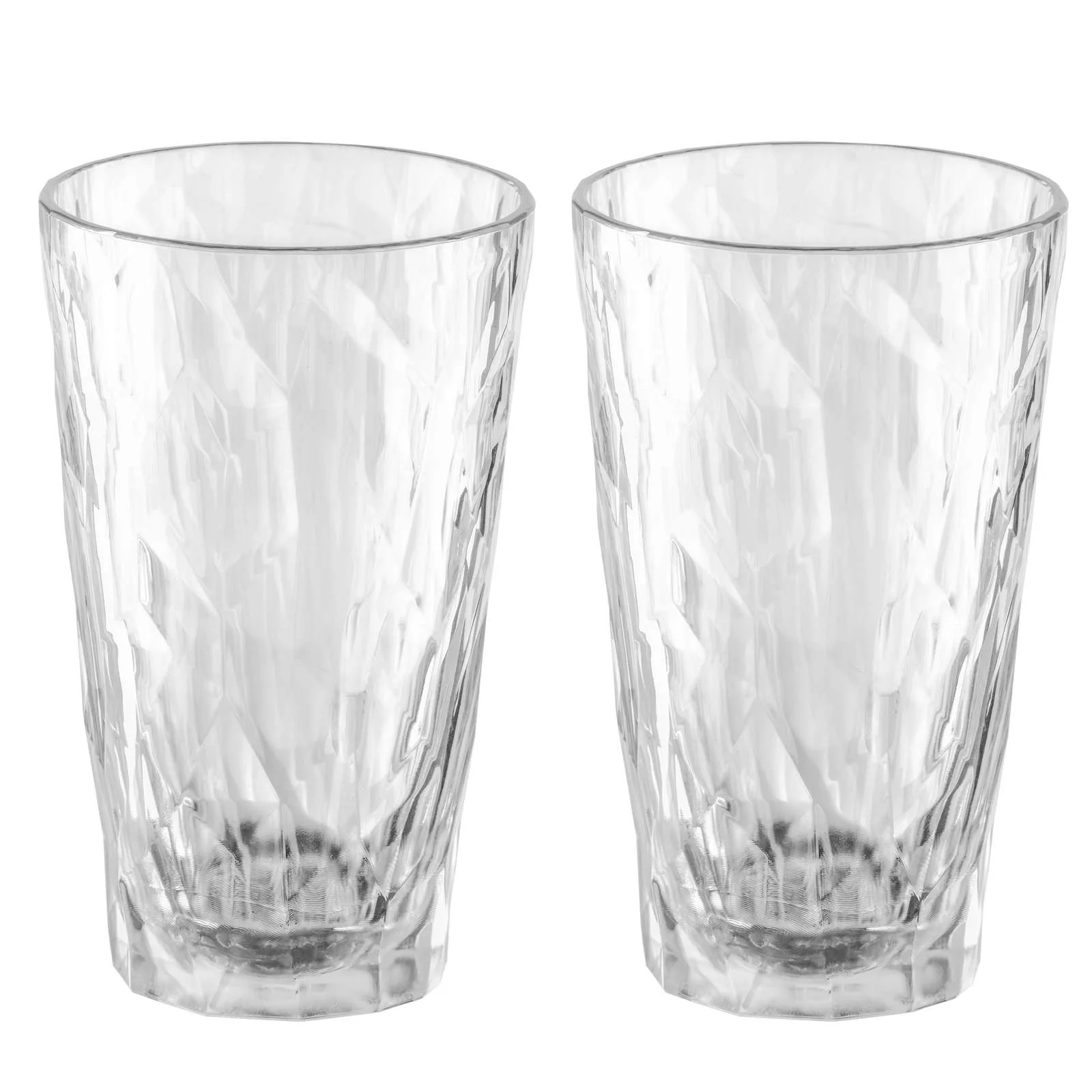 Longdrinkglas Koziol Club No. 6 300 ml Crystal Clear 2-pack