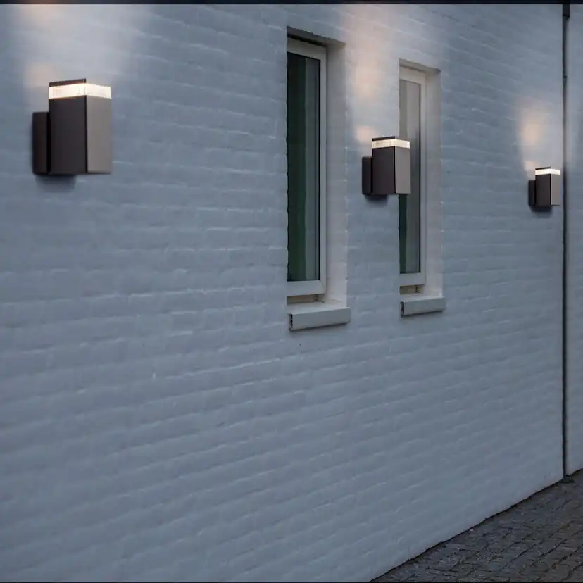 Vägglampa Nordlux Elm Svart Utebelysning Vägg