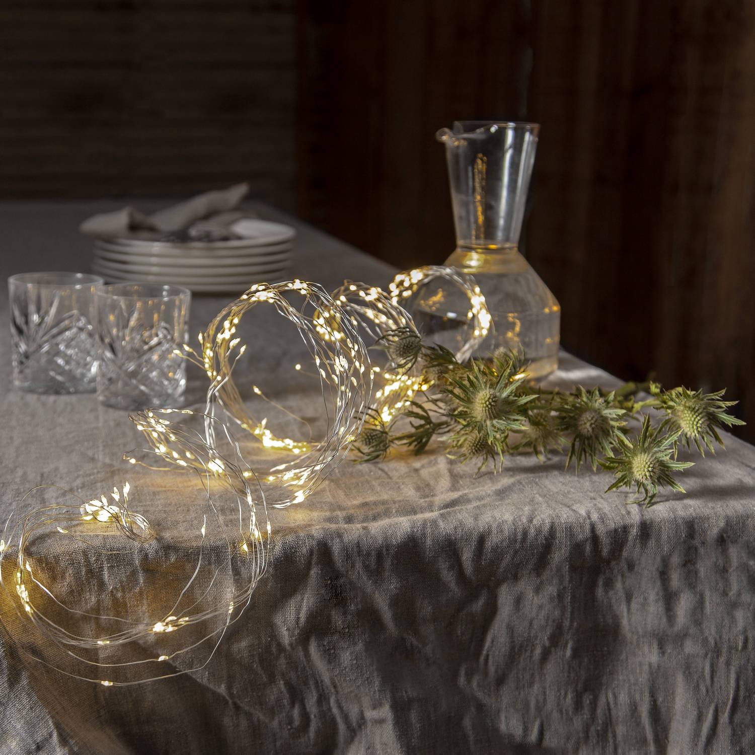 Ljusslinga Star Trading Dew Drop LED 360 Ljus