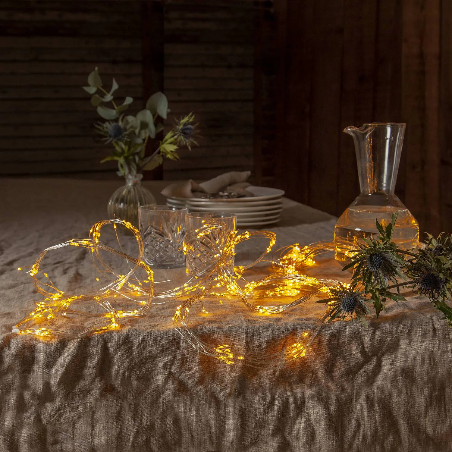 Ljusslinga Star Trading Dew Drop LED 360 Ljus