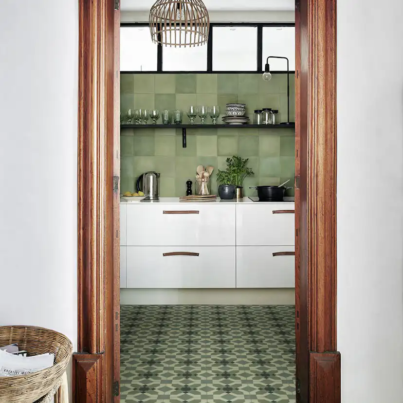 Klinker Marazzi Group D Segni Blend Verde 10x10 cm