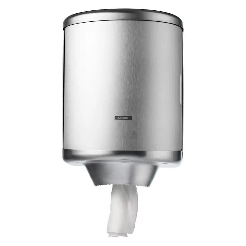 Dispenser Katrin för Torkrulle Centermatad Borstat Stål