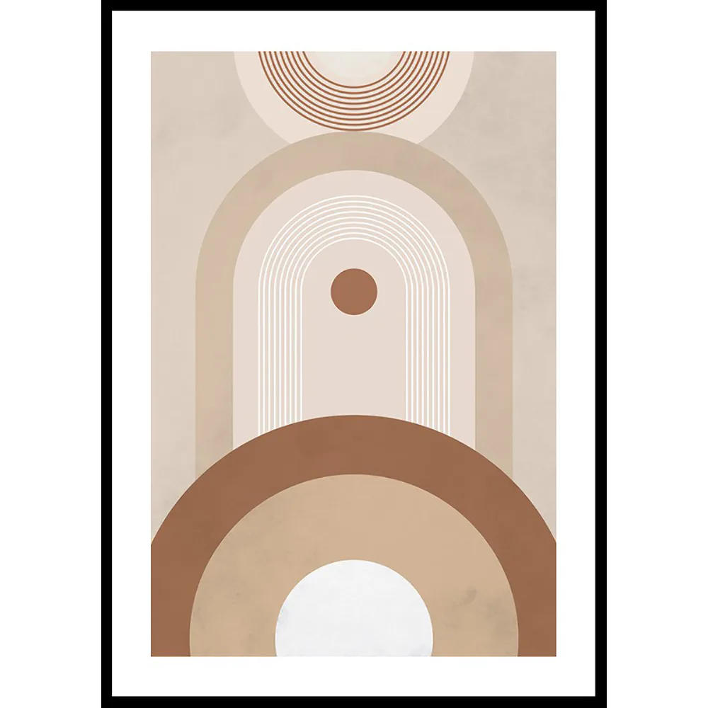 Poster Gallerix Geometric Shapes No2