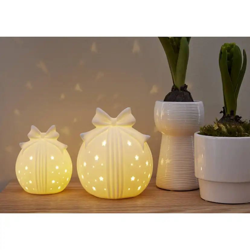 Bordsdekoration Star Trading Rozy Julpynt Porslinsdekor