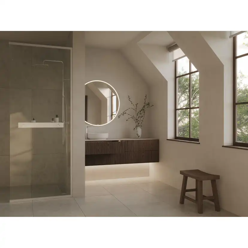 Spegel Svedbergs Hov Rund med LED och Touch