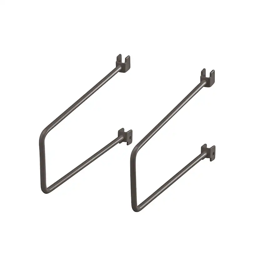 Bokstöd Elfa Sparring för Skena 200 mm 2-pack