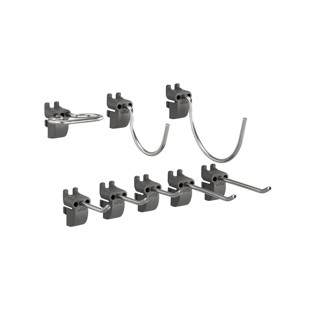 Krokar Elfa Garage+ Blandade